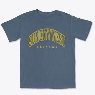 Sun City West Arizona Inline Premium Heavyweight T-shirt