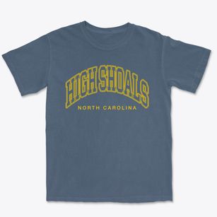 High Shoals North Carolina Inline Premium Heavyweight T-shirt