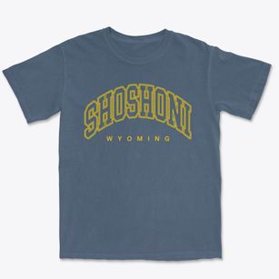 Shoshoni Wyoming Inline Premium Heavyweight T-shirt