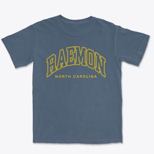 Raemon North Carolina Inline Premium Heavyweight T-shirt