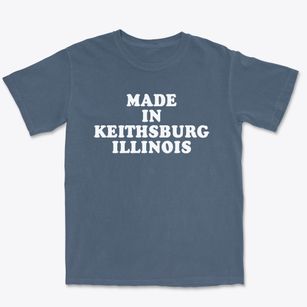 Keithsburg Illinois Classic 70s Premium Heavyweight T-shirt