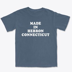 Hebron Connecticut Classic 70s Premium Heavyweight T-shirt