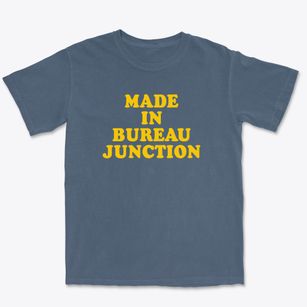 Bureau Junction Illinois Classic 70s Premium Heavyweight T-shirt