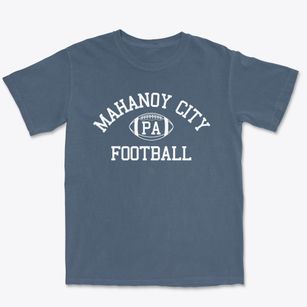 Mahanoy City Pennsylvania Football Premium Heavyweight T-shirt