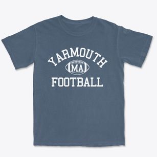 Yarmouth Massachusetts Football Premium Heavyweight T-shirt