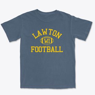 Lawton Wisconsin Football Premium Heavyweight T-shirt