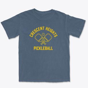 Crescent Heights Texas Pickleball Premium Heavyweight T-shirt