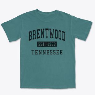 Brentwood Tennessee Classic Established Premium Heavyweight T-shirt
