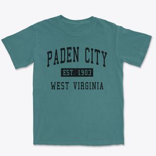 Paden City West Virginia Classic Established Premium Heavyweight T-shirt