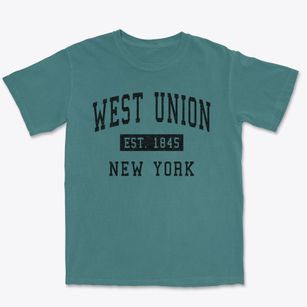 West Union New York Classic Established Premium Heavyweight T-shirt