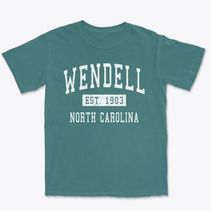 Wendell North Carolina Classic Established Premium Heavyweight T-shirt