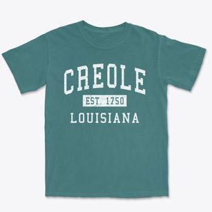 Creole Louisiana Classic Established Premium Heavyweight T-shirt