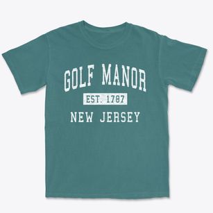 Golf Manor New Jersey Classic Established Premium Heavyweight T-shirt