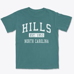 Hills North Carolina Classic Established Premium Heavyweight T-shirt