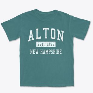 Alton New Hampshire Classic Established Premium Heavyweight T-shirt
