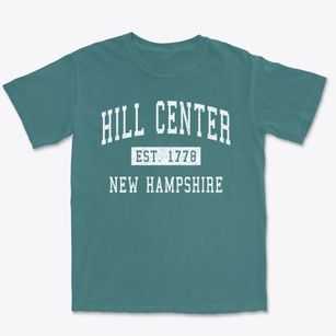 Hill Center New Hampshire Classic Established Premium Heavyweight T-shirt