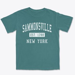 Sammonsville New York Classic Established Premium Heavyweight T-shirt