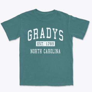 Gradys North Carolina Classic Established Premium Heavyweight T-shirt