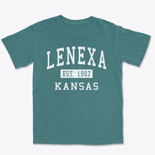 Lenexa Kansas Classic Established Premium Heavyweight T-shirt