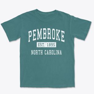 Pembroke North Carolina Classic Established Premium Heavyweight T-shirt