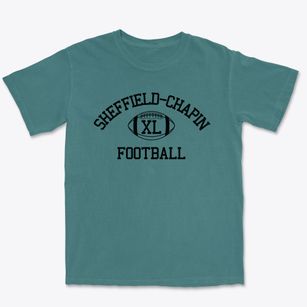 Sheffield-chapin High School Classic Football Premium Heavyweight T-shirt