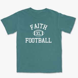 Faith Christian School Classic Football Premium Heavyweight T-shirt
