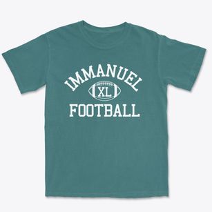 Immanuel Lutheran School Classic Football Premium Heavyweight T-shirt