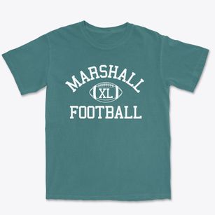 Marshall Fundamental School Classic Football Premium Heavyweight T-shirt