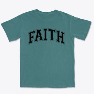 Faith Baptist Academy Varsity Arch Premium Heavyweight T-shirt