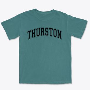 Thurston Middle School Varsity Arch Premium Heavyweight T-shirt