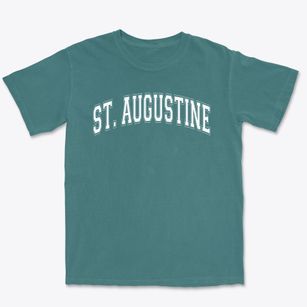 Saint Augustine High School Varsity Arch Premium Heavyweight T-shirt