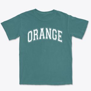Orange Christian School Varsity Arch Premium Heavyweight T-shirt