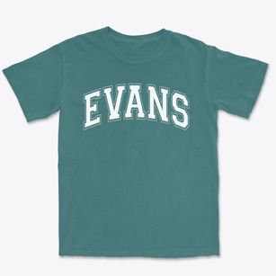 Evans Elementary School Varsity Arch Premium Heavyweight T-shirt