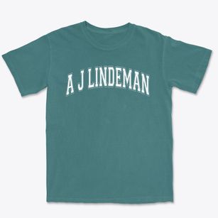 A J Lindeman Elementary School Varsity Arch Premium Heavyweight T-shirt