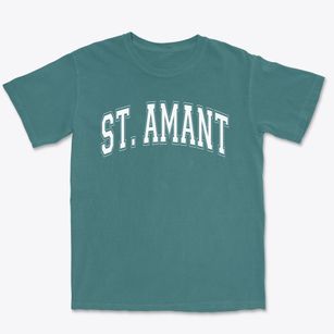 Saint Amant Primary School Varsity Arch Premium Heavyweight T-shirt