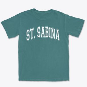 Saint Sabina School Varsity Arch Premium Heavyweight T-shirt