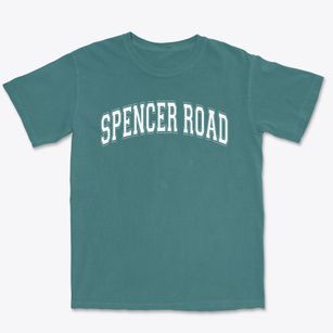 Spencer Road Elementary School Varsity Arch Premium Heavyweight T-shirt