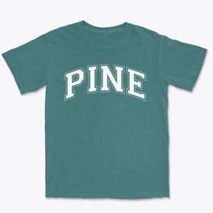 Pine Middle School Varsity Arch Premium Heavyweight T-shirt