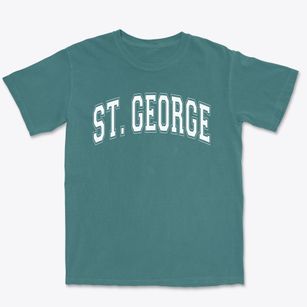 Saint George Academy Varsity Arch Premium Heavyweight T-shirt