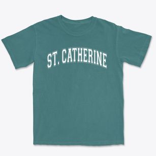 St Catherine Parish Varsity Arch Premium Heavyweight T-shirt