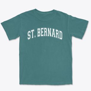 Saint Bernard School Varsity Arch Premium Heavyweight T-shirt