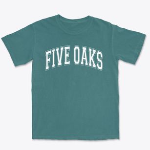 Five Oaks Adventist School Varsity Arch Premium Heavyweight T-shirt