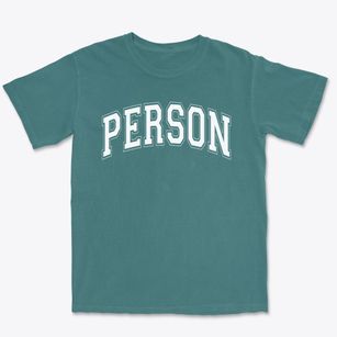 Person High School Varsity Arch Premium Heavyweight T-shirt