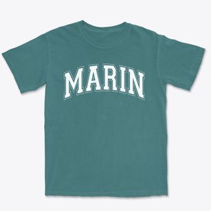 Marin Christian Academy Varsity Arch Premium Heavyweight T-shirt