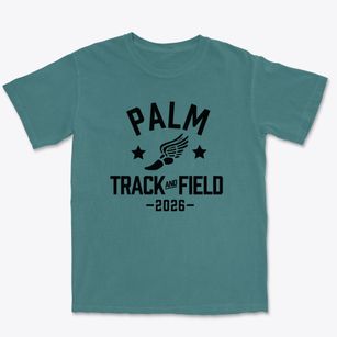 Palm Elementary School Track and Field Premium Heavyweight T-shirt