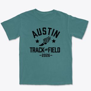 Austin Christian Track and Field Premium Heavyweight T-shirt