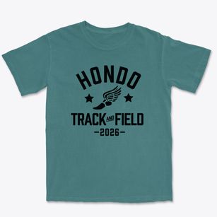 Hondo High School Track and Field Premium Heavyweight T-shirt