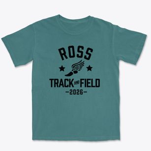 Ross Elementary School Track and Field Premium Heavyweight T-shirt