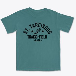 Saint Tarcissus School Track and Field Premium Heavyweight T-shirt
