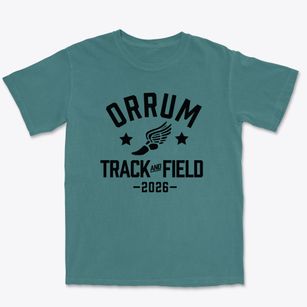 Orrum Middle School Track and Field Premium Heavyweight T-shirt